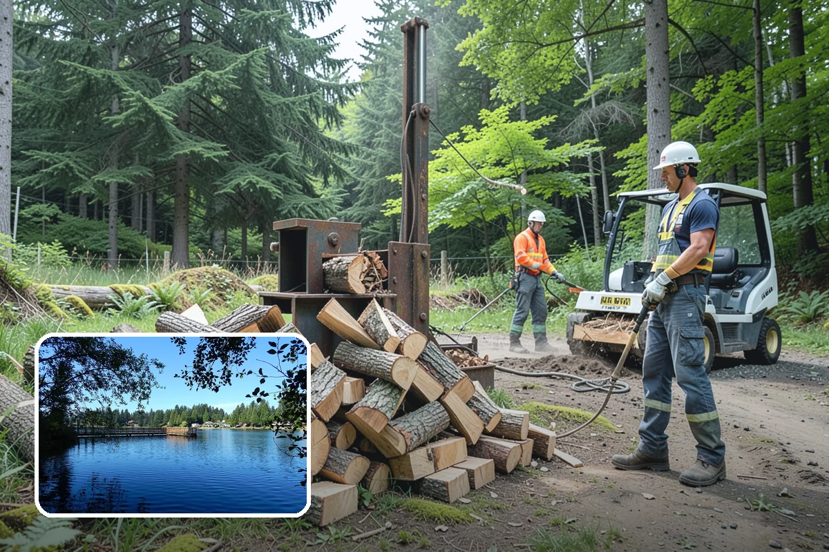 Fatwood in Federal Way, King County, WA - Resin content ignites quickly and burns hot