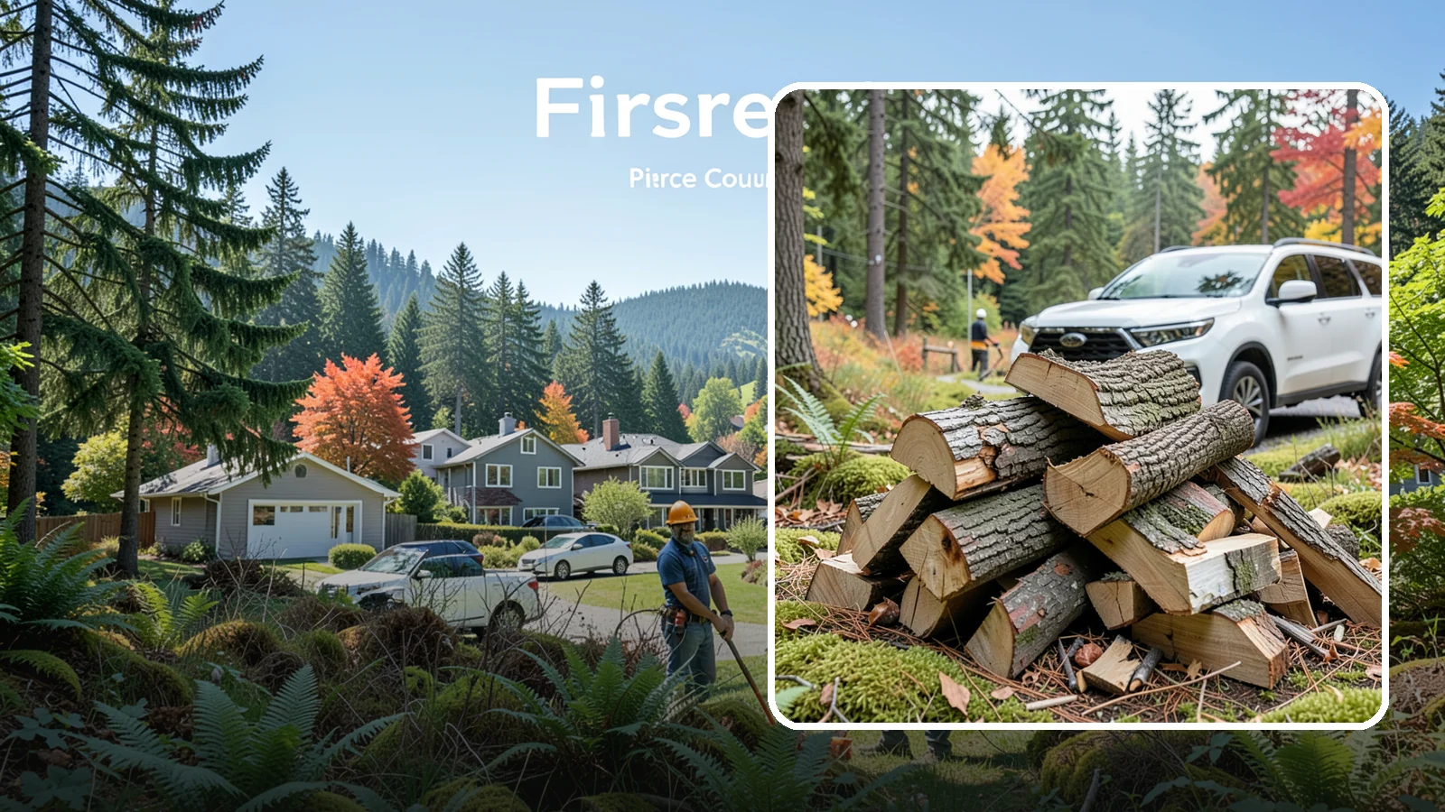 Fatwood in Fircrest, Pierce County, WA - Resin-rich fatwood that ignites easily and burns hot to start fires even in soggy conditions.