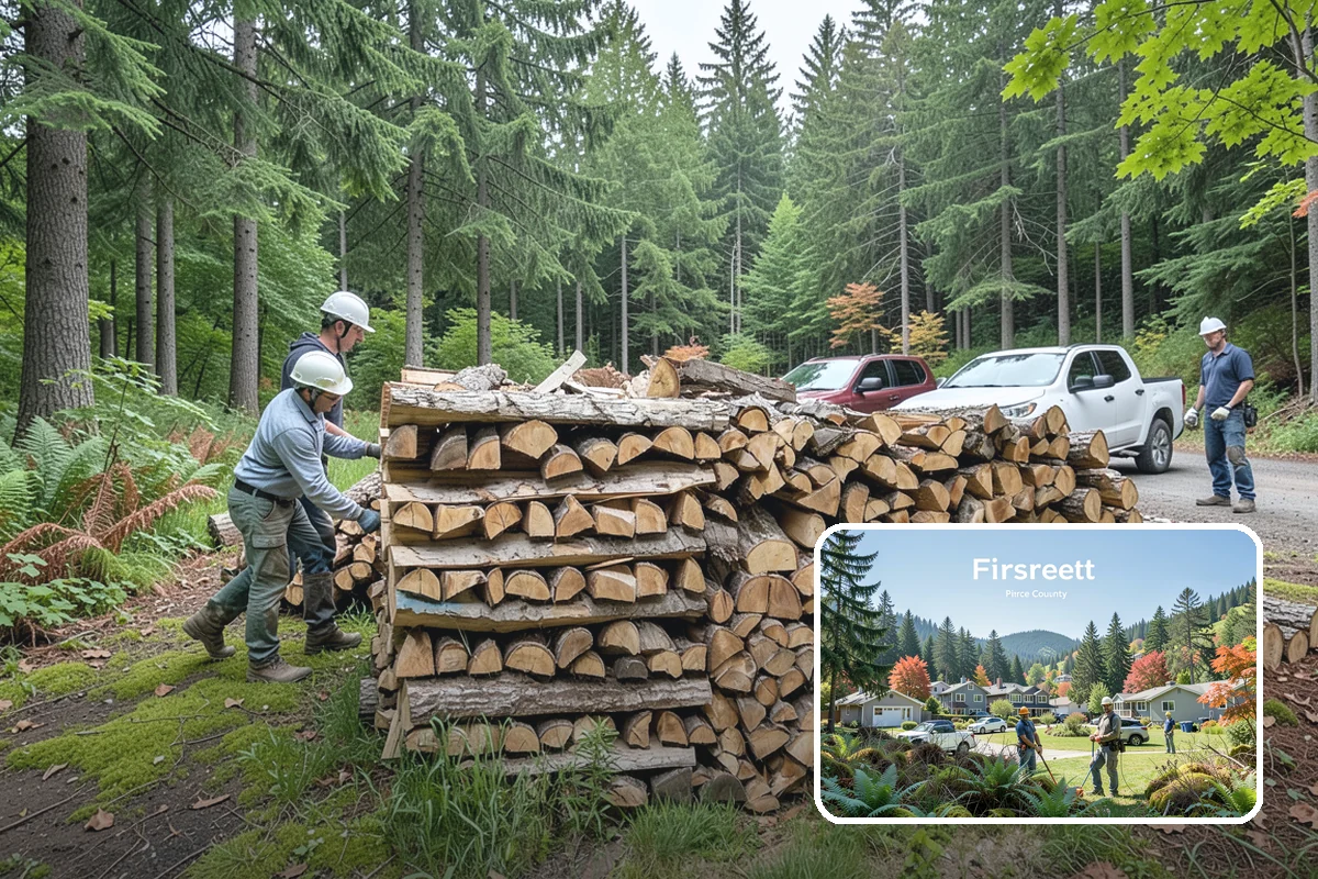 Fatwood in Fircrest, Pierce County, WA - Resin content ignites quickly and burns hot