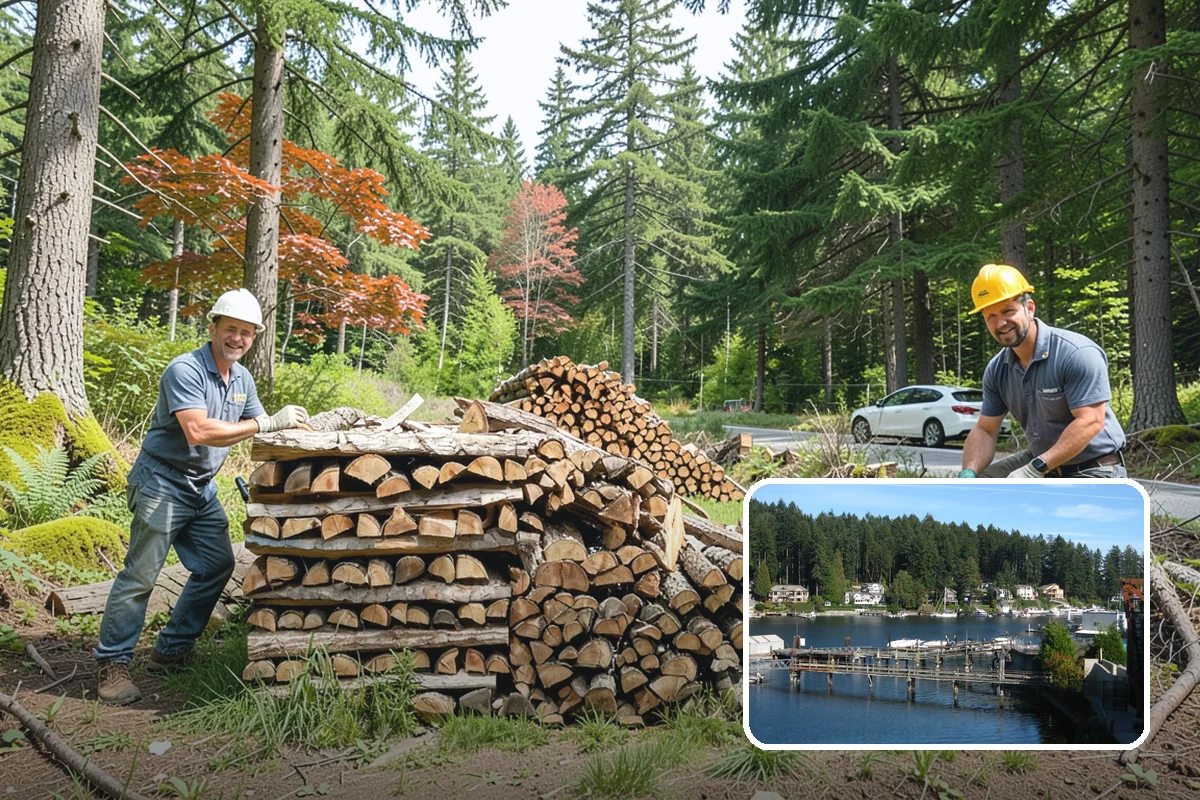 Fatwood in Gig Harbor, Pierce County, WA - Resin content ignites quickly and burns hot