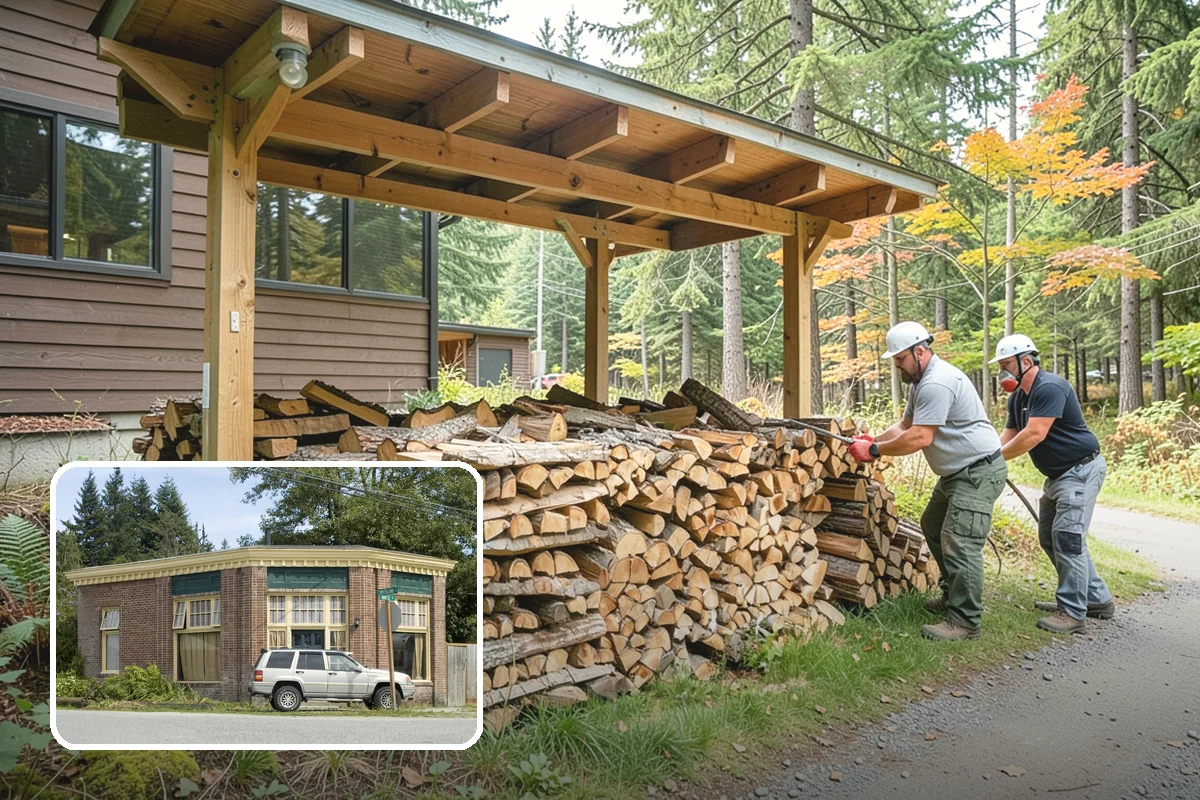 Fatwood in Hamilton, Skagit County, WA - Resin content ignites quickly and burns hot
