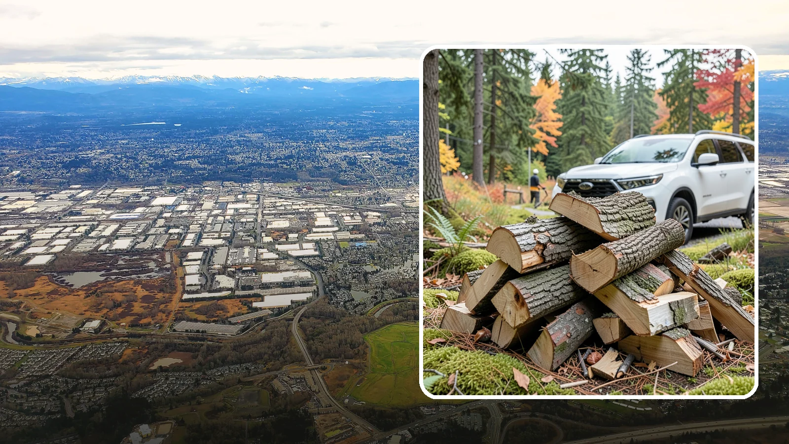 Fatwood in Kent, King County, WA - Resin-rich fatwood that ignites easily and burns hot to start fires even in soggy conditions.
