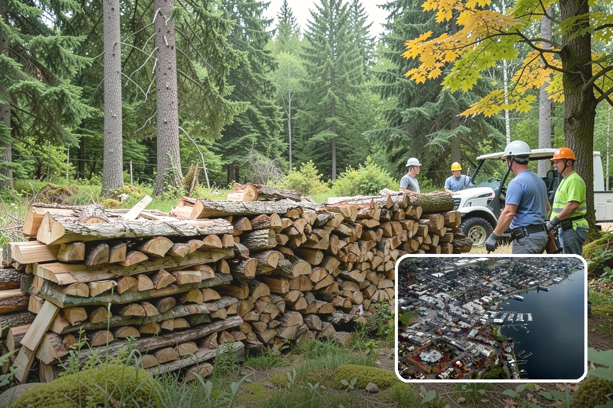 Fatwood in Kirkland, King County, WA - Resin content ignites quickly and burns hot