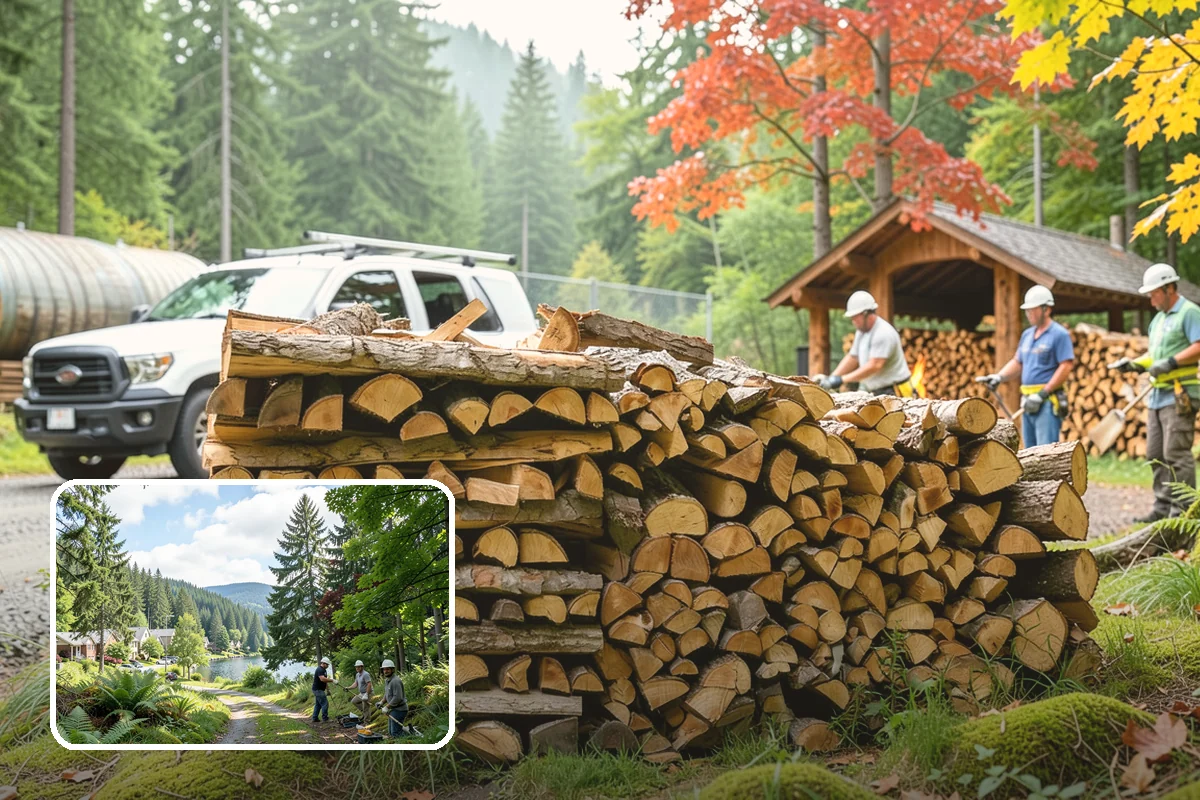 Fatwood in Lake Forest Park, King County, WA - Resin content ignites quickly and burns hot