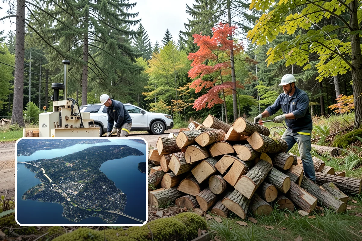 Fatwood in Mercer Island, King County, WA - Resin content ignites quickly and burns hot