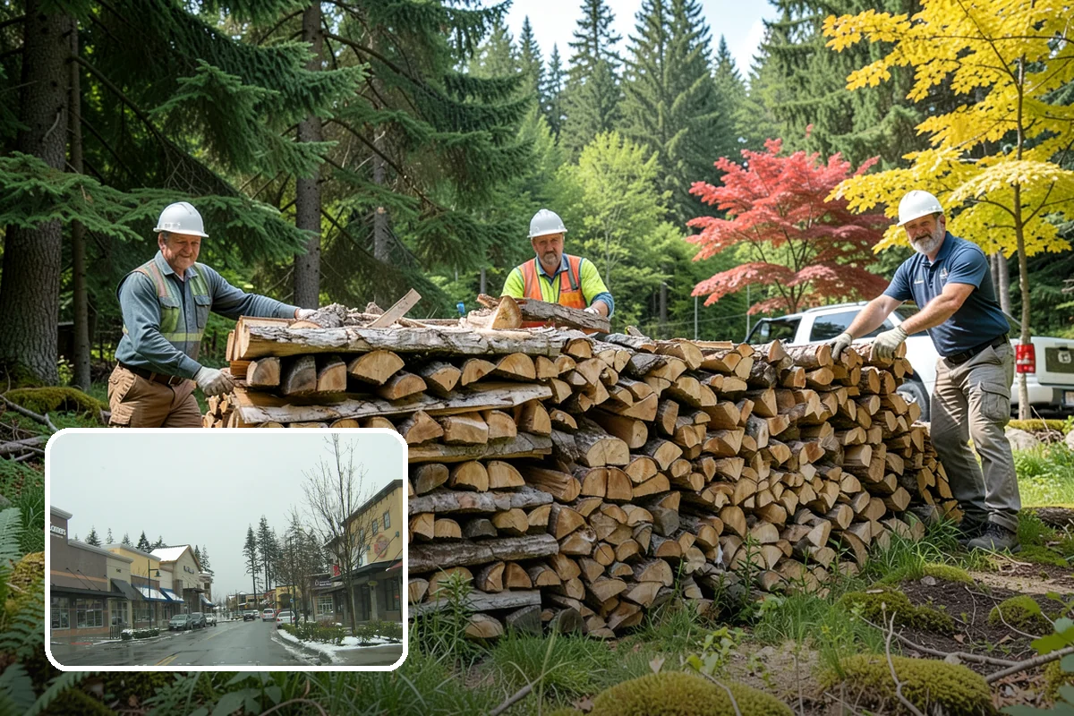 Fatwood in Mill Creek, Snohomish County, WA - Resin content ignites quickly and burns hot
