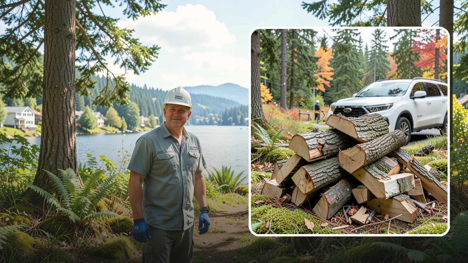Fatwood in Milton, King County, WA - Resin-rich fatwood that ignites easily and burns hot to start fires even in soggy conditions.