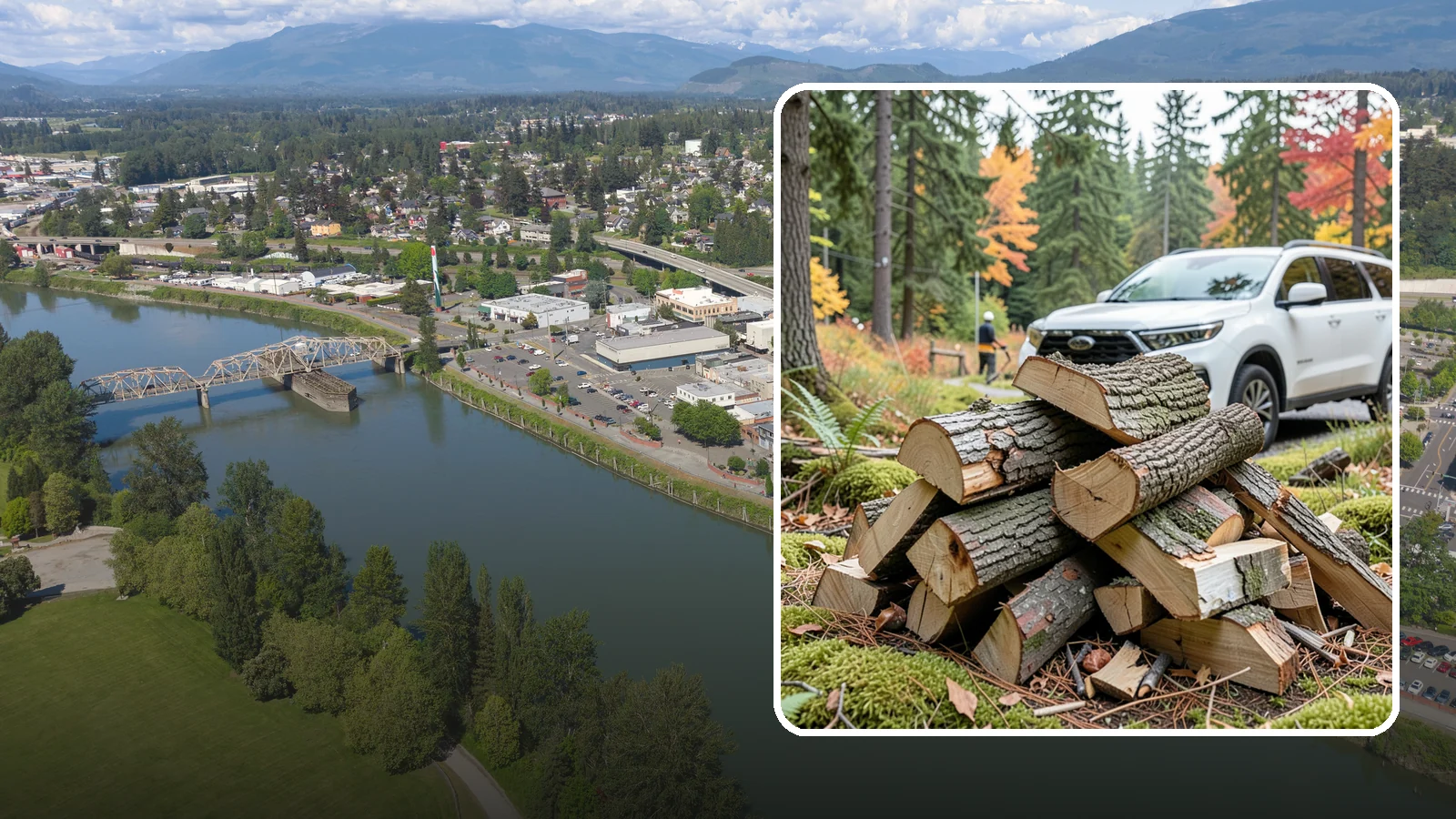 Fatwood in Mount Vernon, Skagit County, WA - Resin-rich fatwood that ignites easily and burns hot to start fires even in soggy conditions.