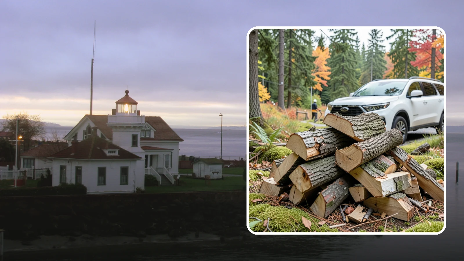 Fatwood in Mukilteo, Snohomish County, WA - Resin-rich fatwood that ignites easily and burns hot to start fires even in soggy conditions.