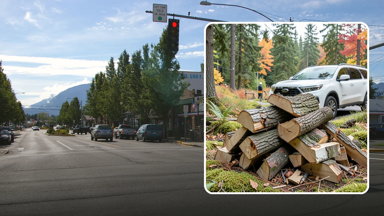 Fatwood in North Bend, King County, WA - Resin-rich fatwood that ignites easily and burns hot to start fires even in soggy conditions.