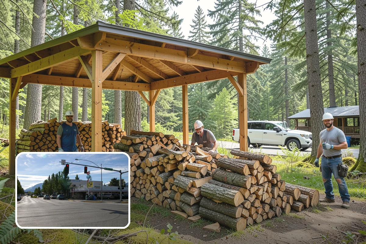 Fatwood in North Bend, King County, WA - Resin content ignites quickly and burns hot