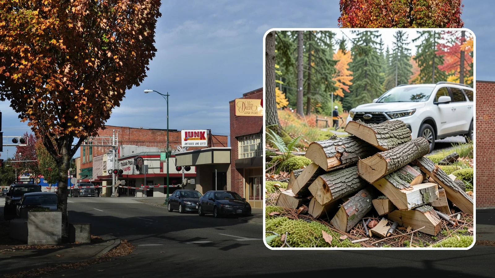 Fatwood in Puyallup, Pierce County, WA - Resin-rich fatwood that ignites easily and burns hot to start fires even in soggy conditions.