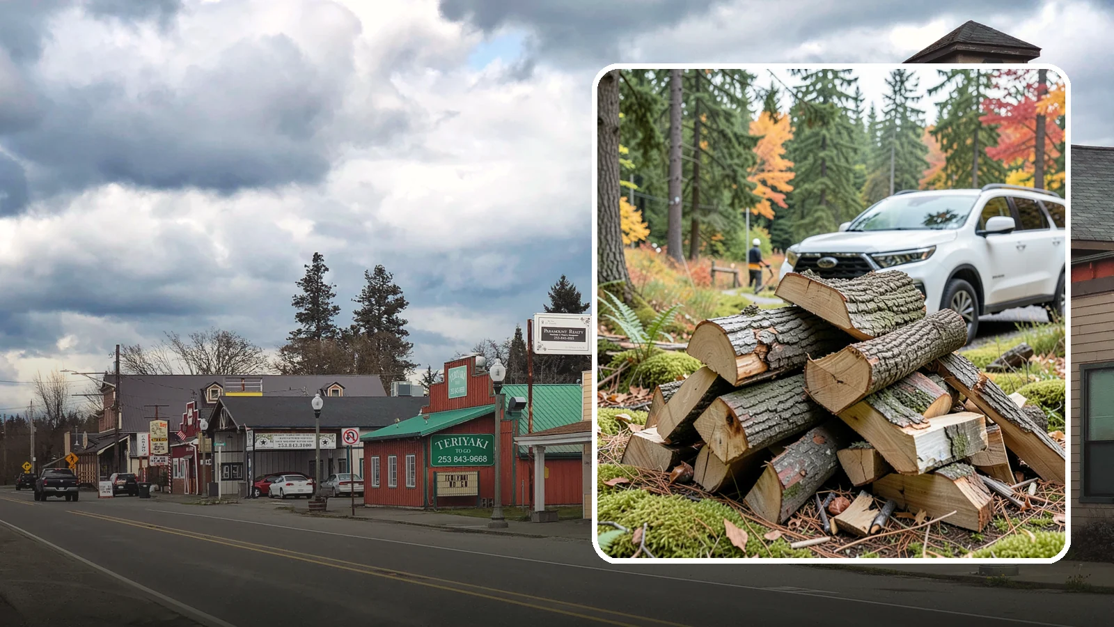Fatwood in Roy, Pierce County, WA - Resin-rich fatwood that ignites easily and burns hot to start fires even in soggy conditions.