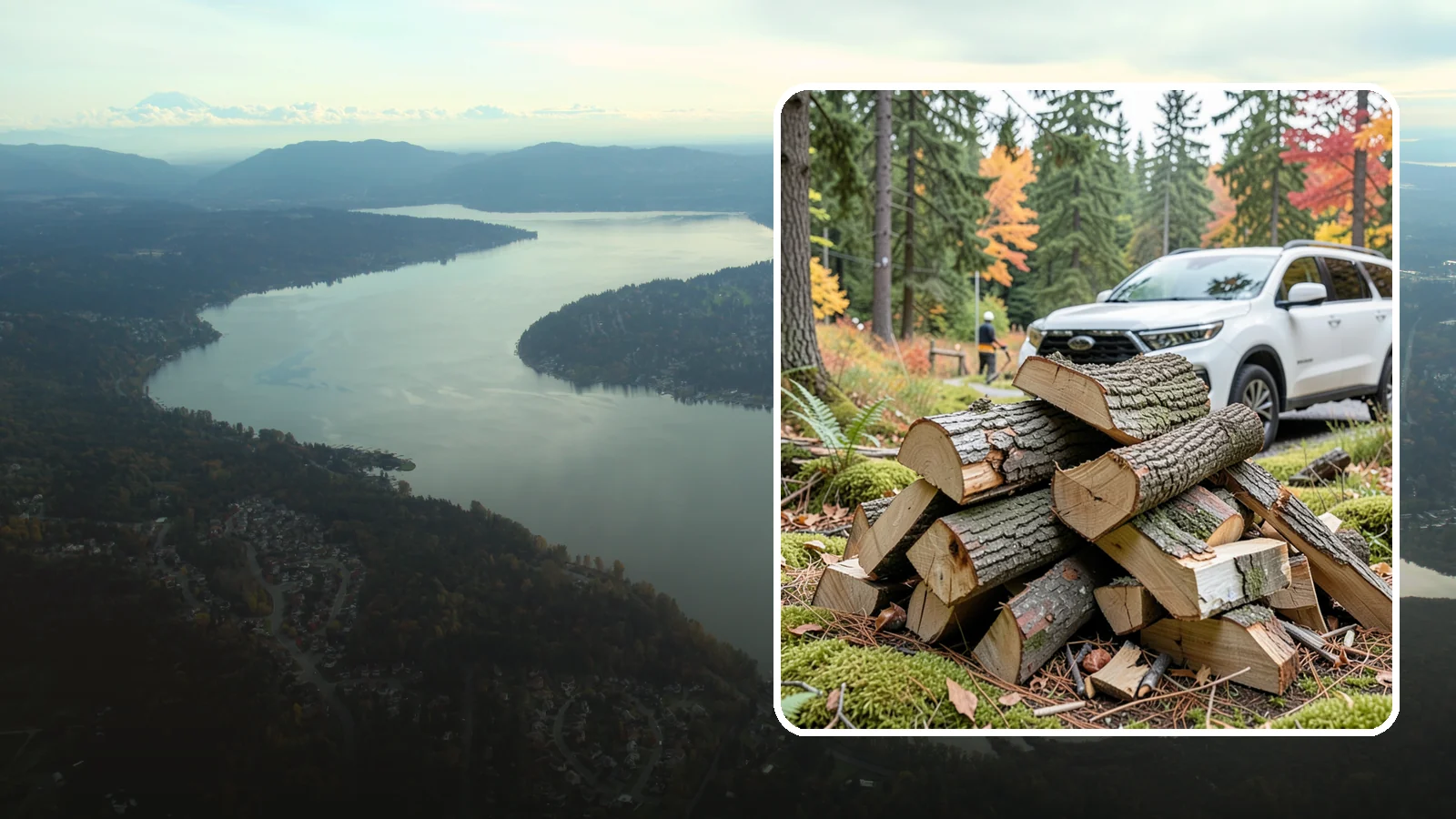 Fatwood in Sammamish, King County, WA - Resin-rich fatwood that ignites easily and burns hot to start fires even in soggy conditions.