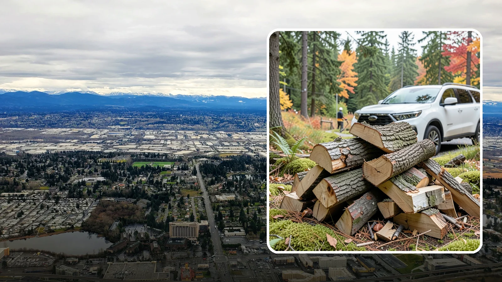 Fatwood in SeaTac, King County, WA - Resin-rich fatwood that ignites easily and burns hot to start fires even in soggy conditions.