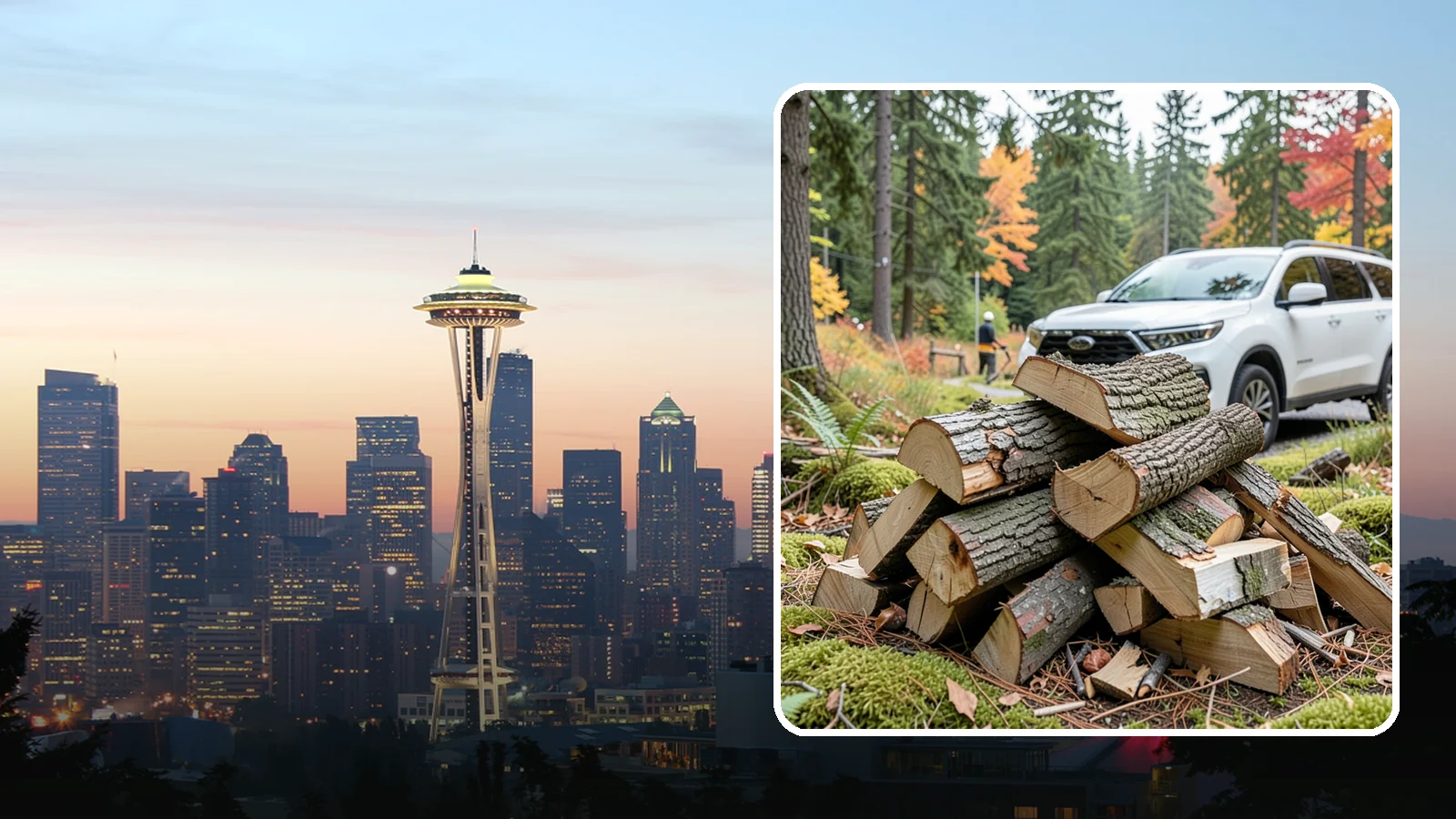 Fatwood in Seattle, King County, WA - Resin-rich fatwood that ignites easily and burns hot to start fires even in soggy conditions.