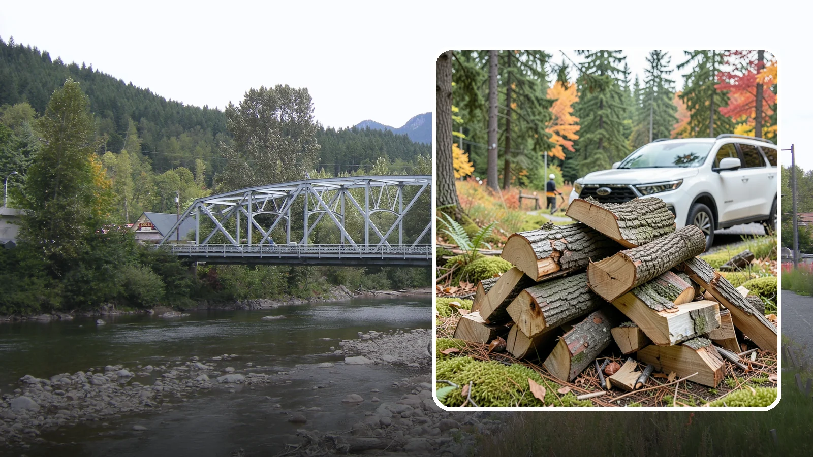 Fatwood in Skykomish, King County, WA - Resin-rich fatwood that ignites easily and burns hot to start fires even in soggy conditions.