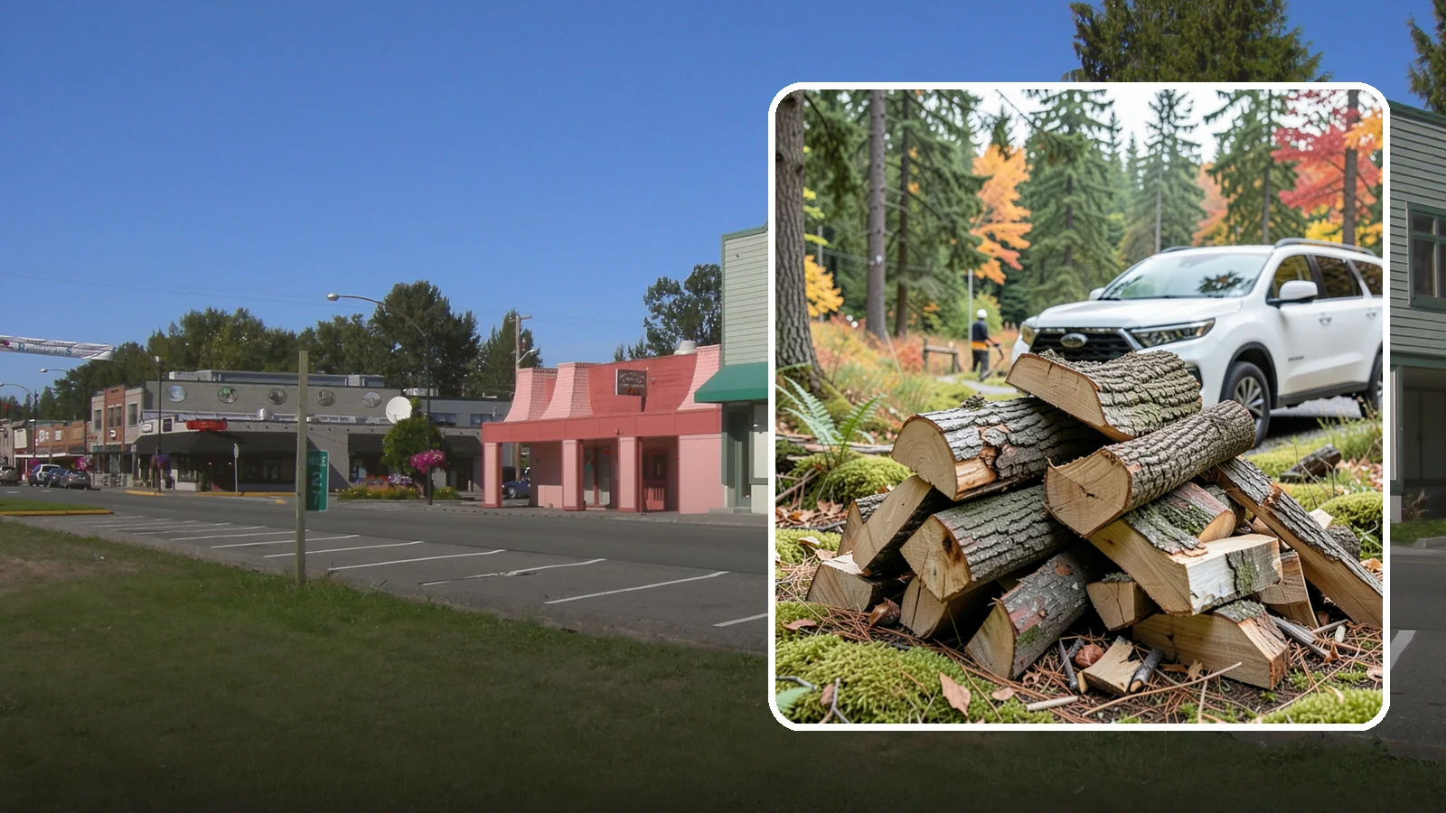 Fatwood in Snoqualmie, King County, WA - Resin-rich fatwood that ignites easily and burns hot to start fires even in soggy conditions.
