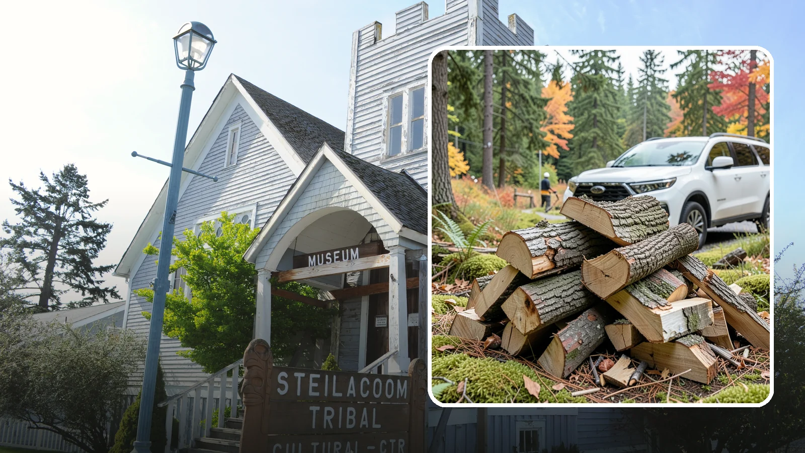 Fatwood in Steilacoom, Pierce County, WA - Resin-rich fatwood that ignites easily and burns hot to start fires even in soggy conditions.