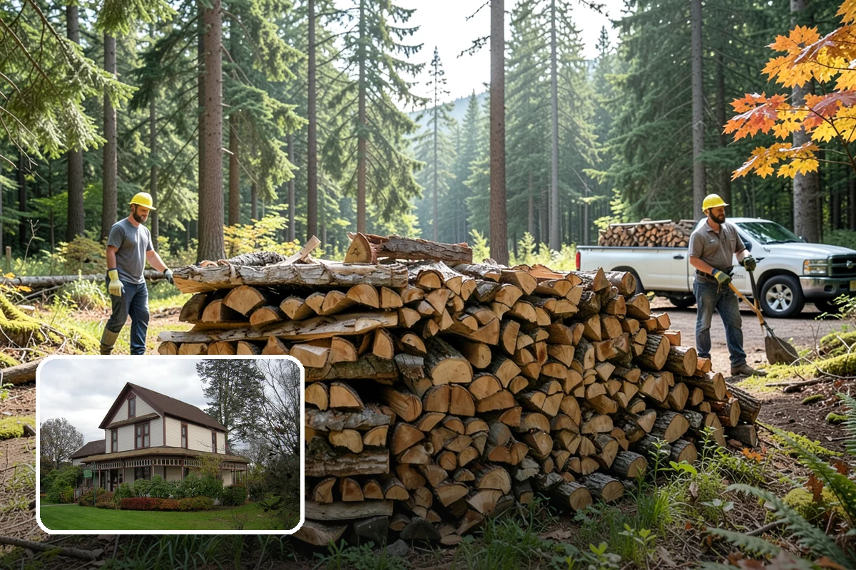 Fatwood in Sumner, Pierce County, WA - Resin content ignites quickly and burns hot
