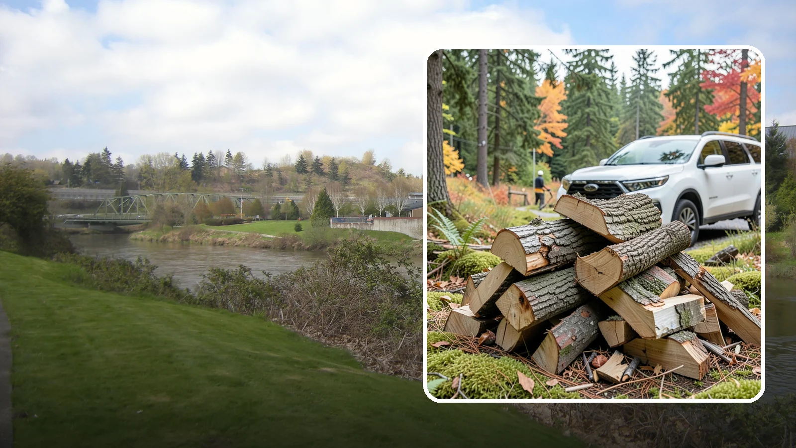 Fatwood in Tukwila, King County, WA - Resin-rich fatwood that ignites easily and burns hot to start fires even in soggy conditions.