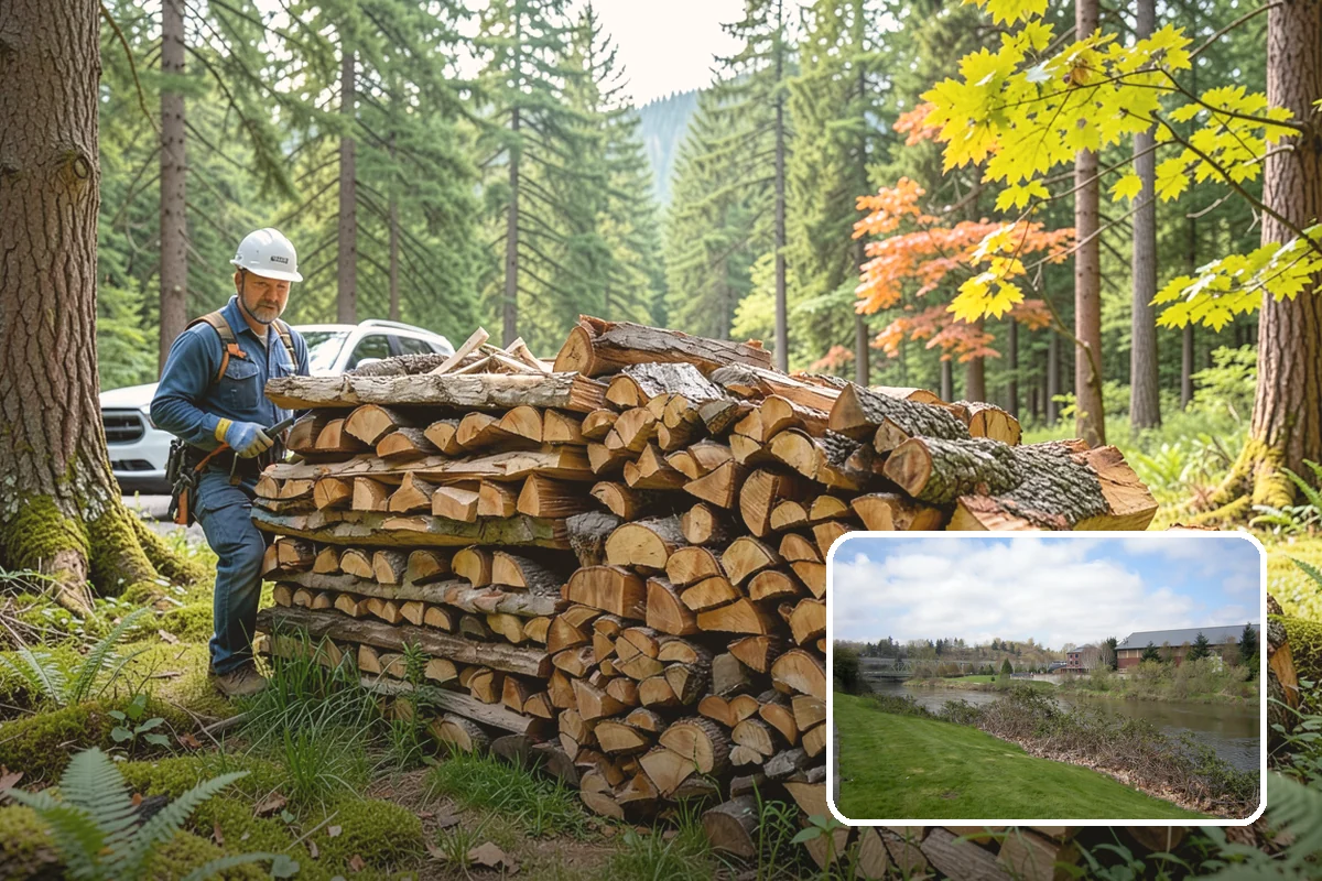 Fatwood in Tukwila, King County, WA - Resin content ignites quickly and burns hot