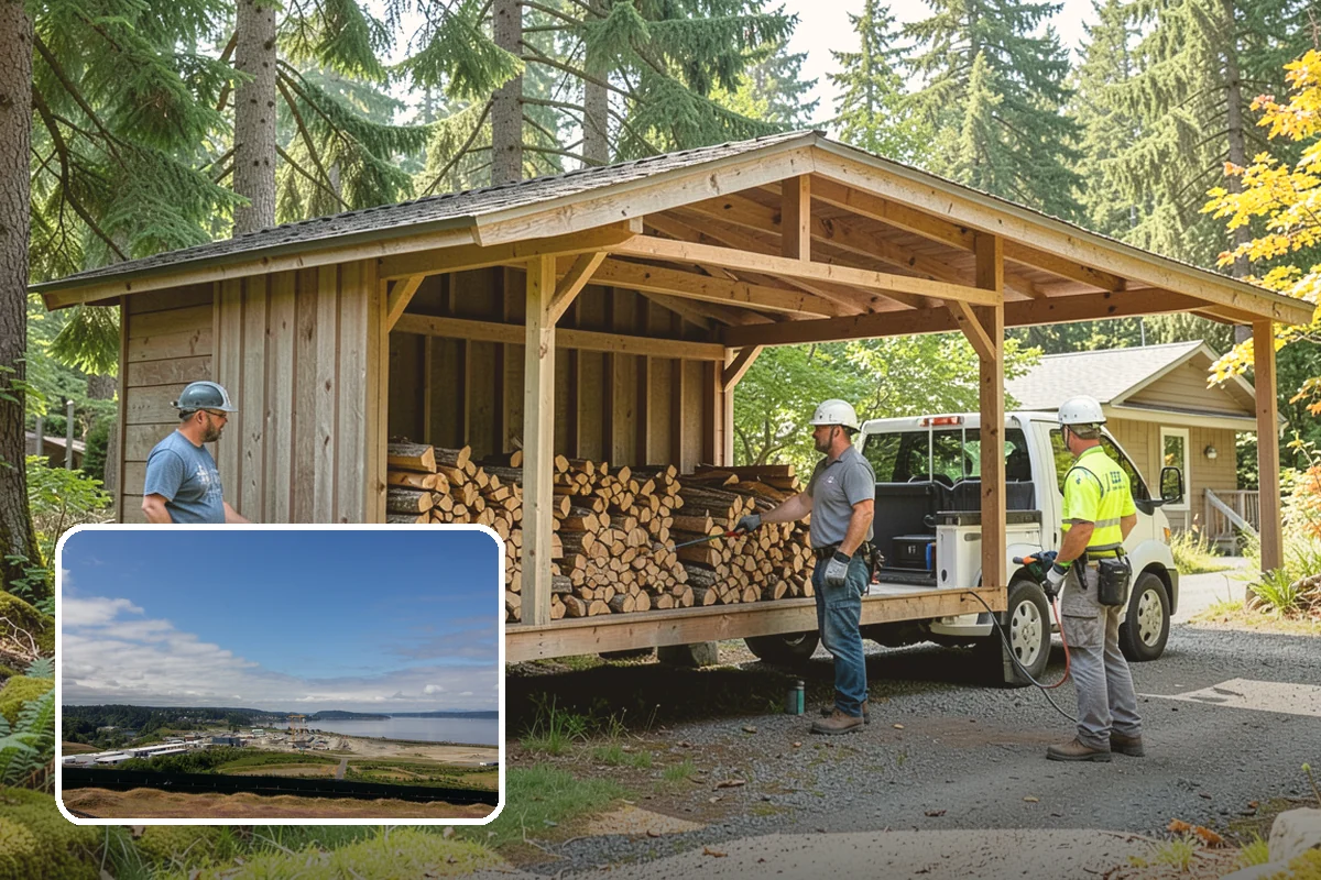 Fatwood in University Place, Pierce County, WA - Resin content ignites quickly and burns hot