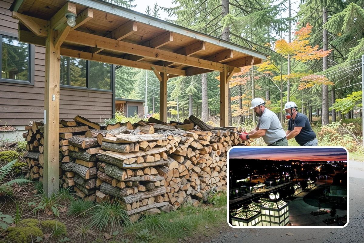 Fire Pit Venue Firewood in Auburn, King County, WA - Steady supply so every pit is always ready