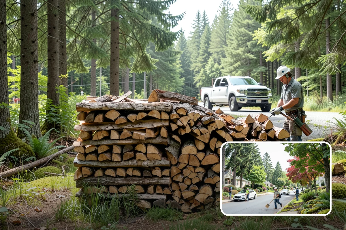 Fire Pit Venue Firewood in Beaux Arts Village, King County, WA - Steady supply so every pit is always ready