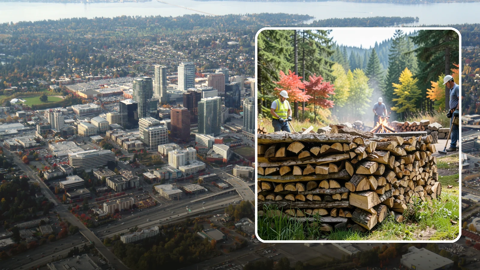 Fire Pit Venue Firewood in Bellevue, King County, WA - We keep Pacific Northwest fire pit venues stocked with seasoned firewood so every gathering space has a fire ready to go.