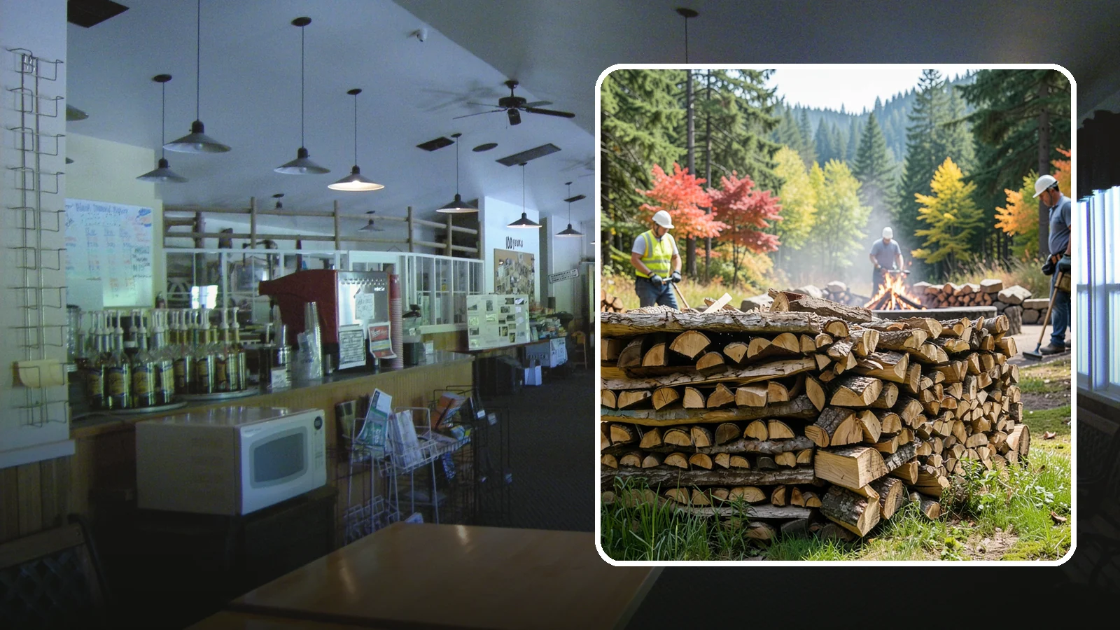 Fire Pit Venue Firewood in Black Diamond, King County, WA - We keep Pacific Northwest fire pit venues stocked with seasoned firewood so every gathering space has a fire ready to go.