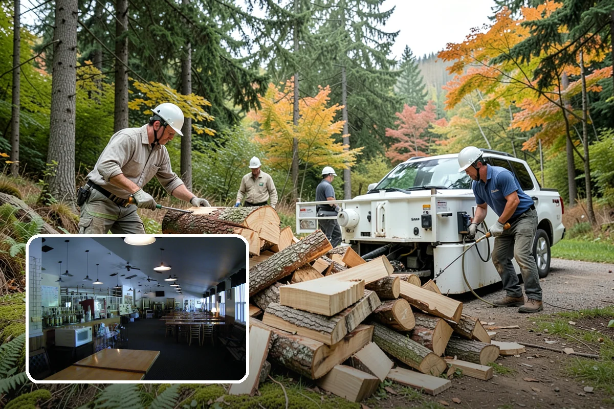 Fire Pit Venue Firewood in Black Diamond, King County, WA - Steady supply so every pit is always ready