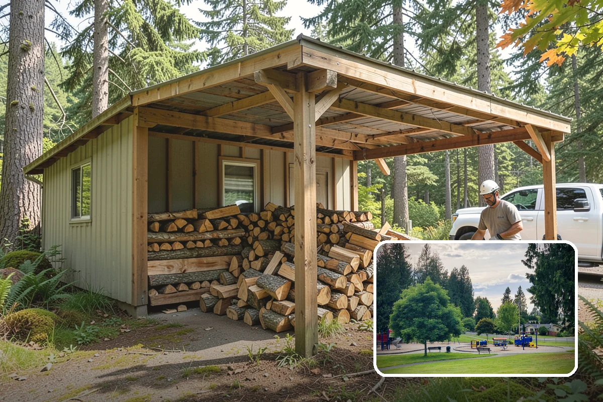 Fire Pit Venue Firewood in Bonney Lake, Pierce County, WA - Steady supply so every pit is always ready