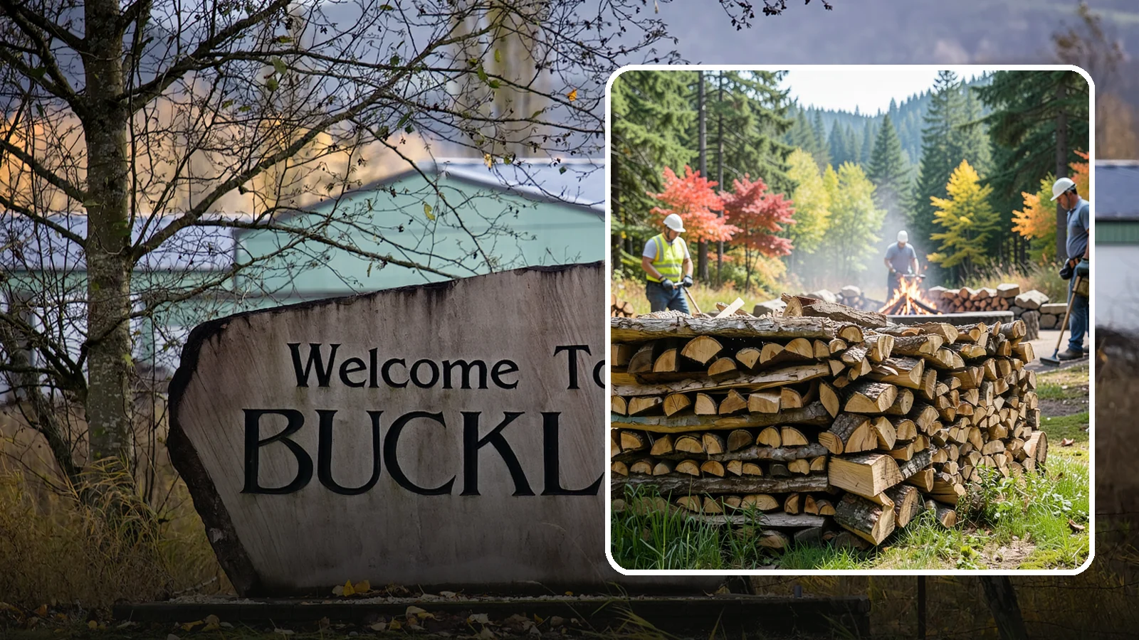 Fire Pit Venue Firewood in Buckley, Pierce County, WA - We keep Pacific Northwest fire pit venues stocked with seasoned firewood so every gathering space has a fire ready to go.