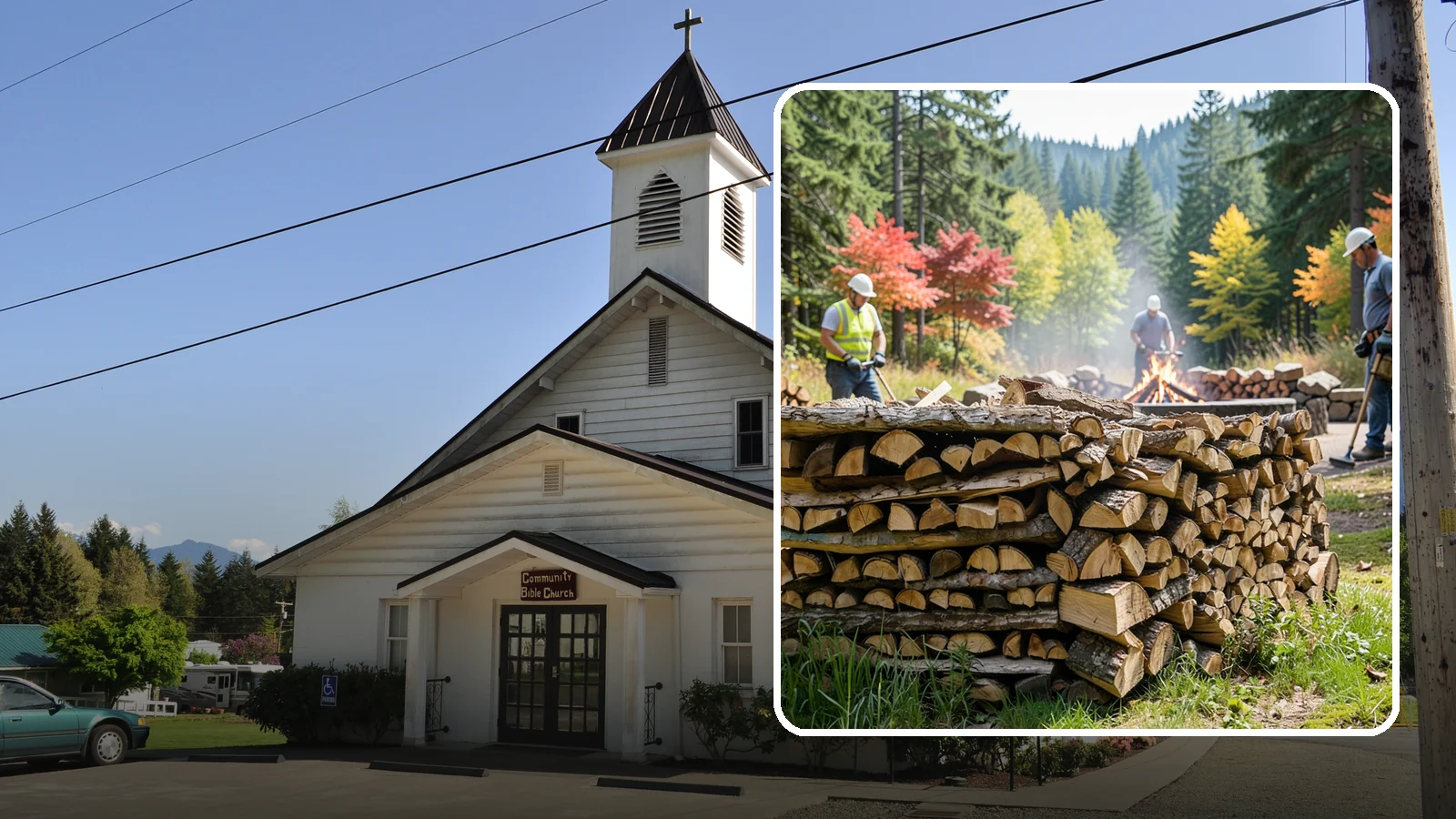 Fire Pit Venue Firewood in Concrete, Skagit County, WA - We keep Pacific Northwest fire pit venues stocked with seasoned firewood so every gathering space has a fire ready to go.