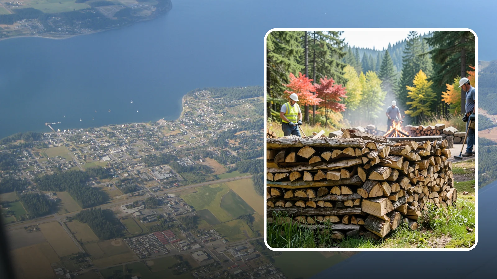 Fire Pit Venue Firewood in Coupeville, Island County, WA - We keep Pacific Northwest fire pit venues stocked with seasoned firewood so every gathering space has a fire ready to go.