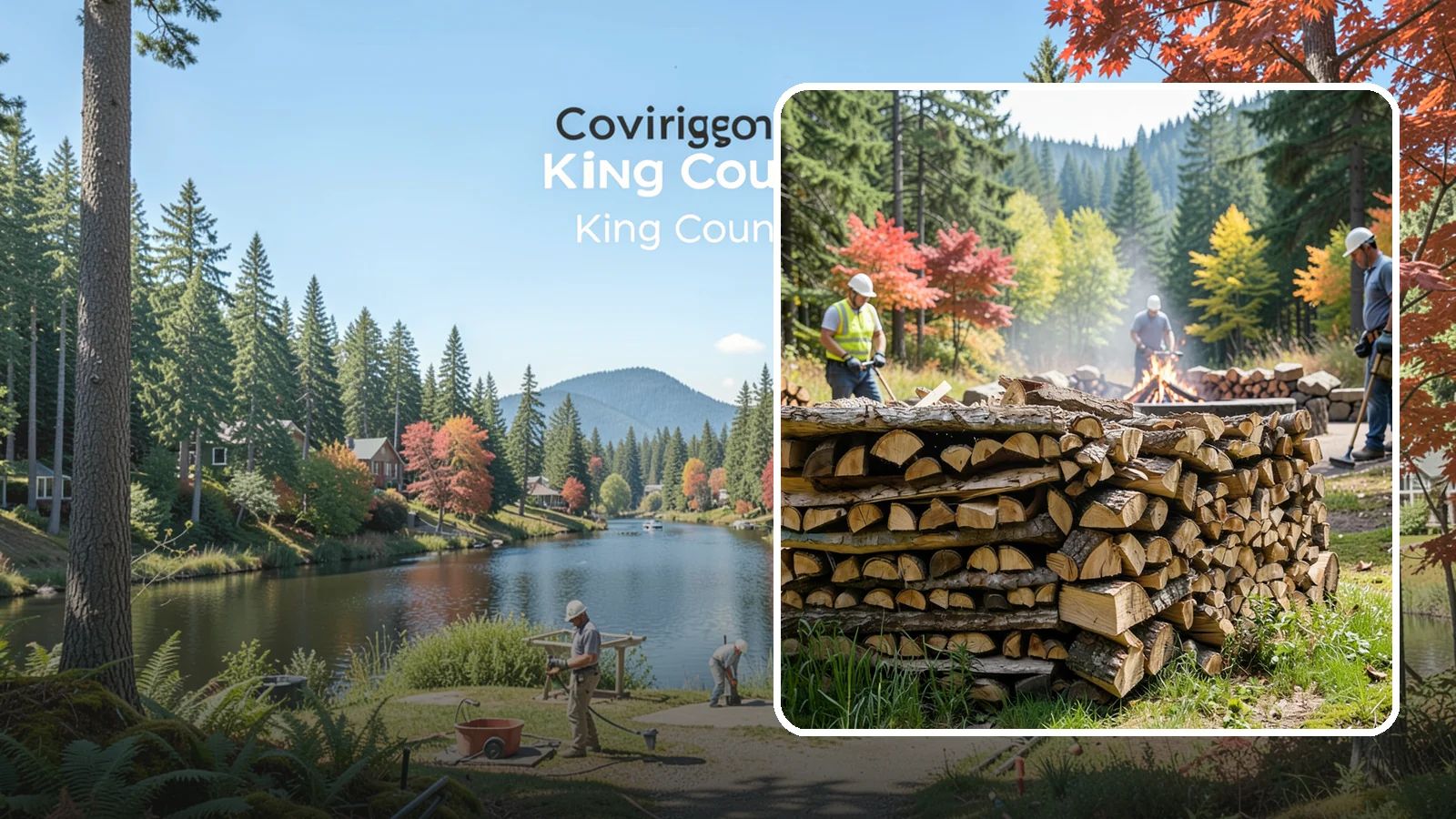 Fire Pit Venue Firewood in Covington, King County, WA - We keep Pacific Northwest fire pit venues stocked with seasoned firewood so every gathering space has a fire ready to go.