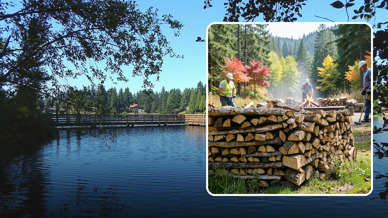 Fire Pit Venue Firewood in Federal Way, King County, WA - We keep Pacific Northwest fire pit venues stocked with seasoned firewood so every gathering space has a fire ready to go.