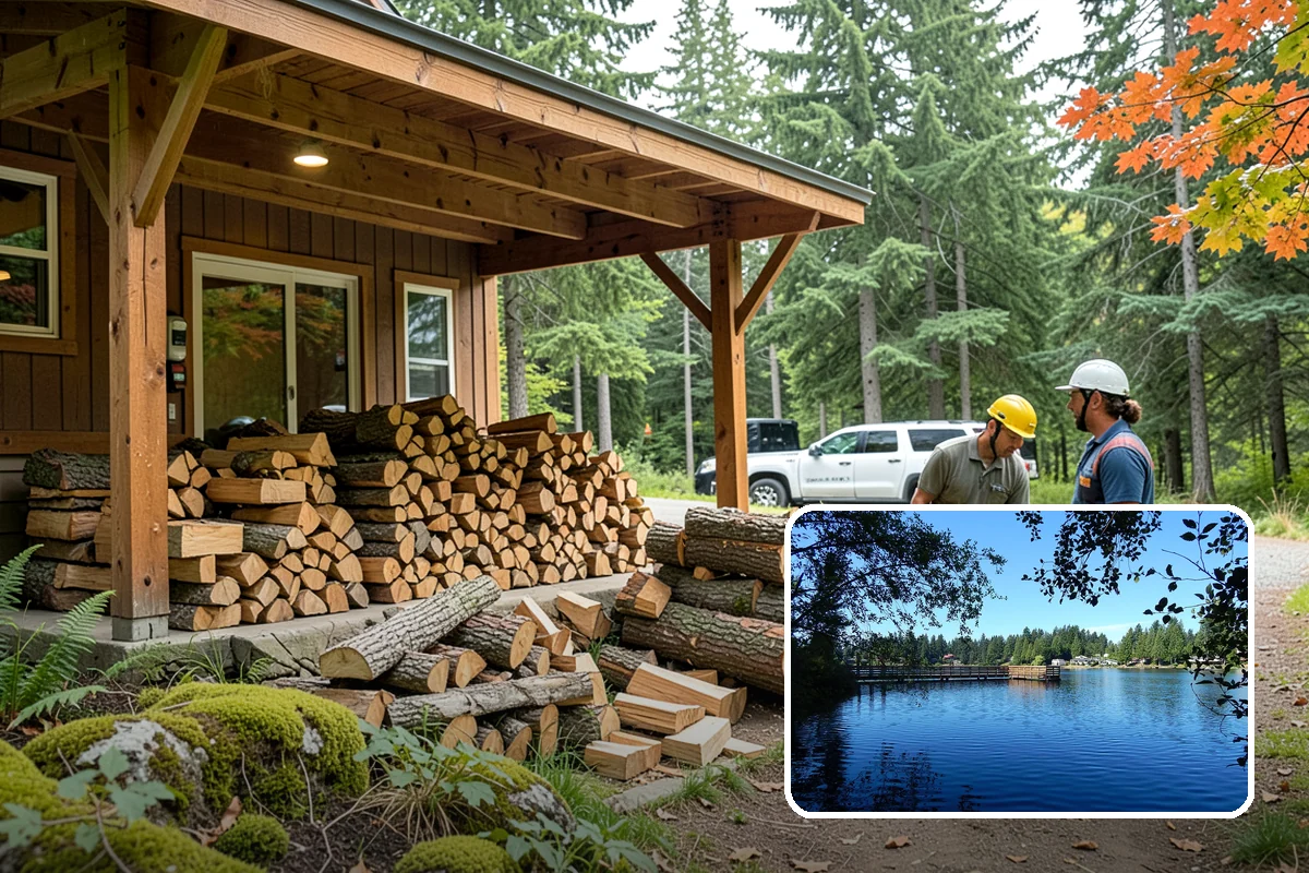 Fire Pit Venue Firewood in Federal Way, King County, WA - Steady supply so every pit is always ready