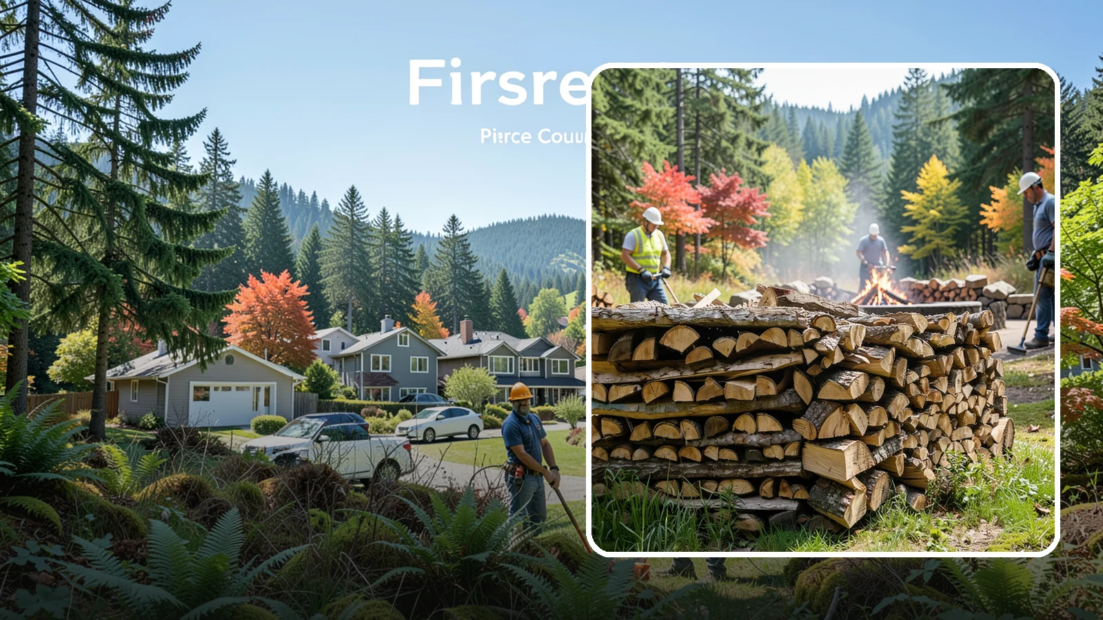 Fire Pit Venue Firewood in Fircrest, Pierce County, WA - We keep Pacific Northwest fire pit venues stocked with seasoned firewood so every gathering space has a fire ready to go.