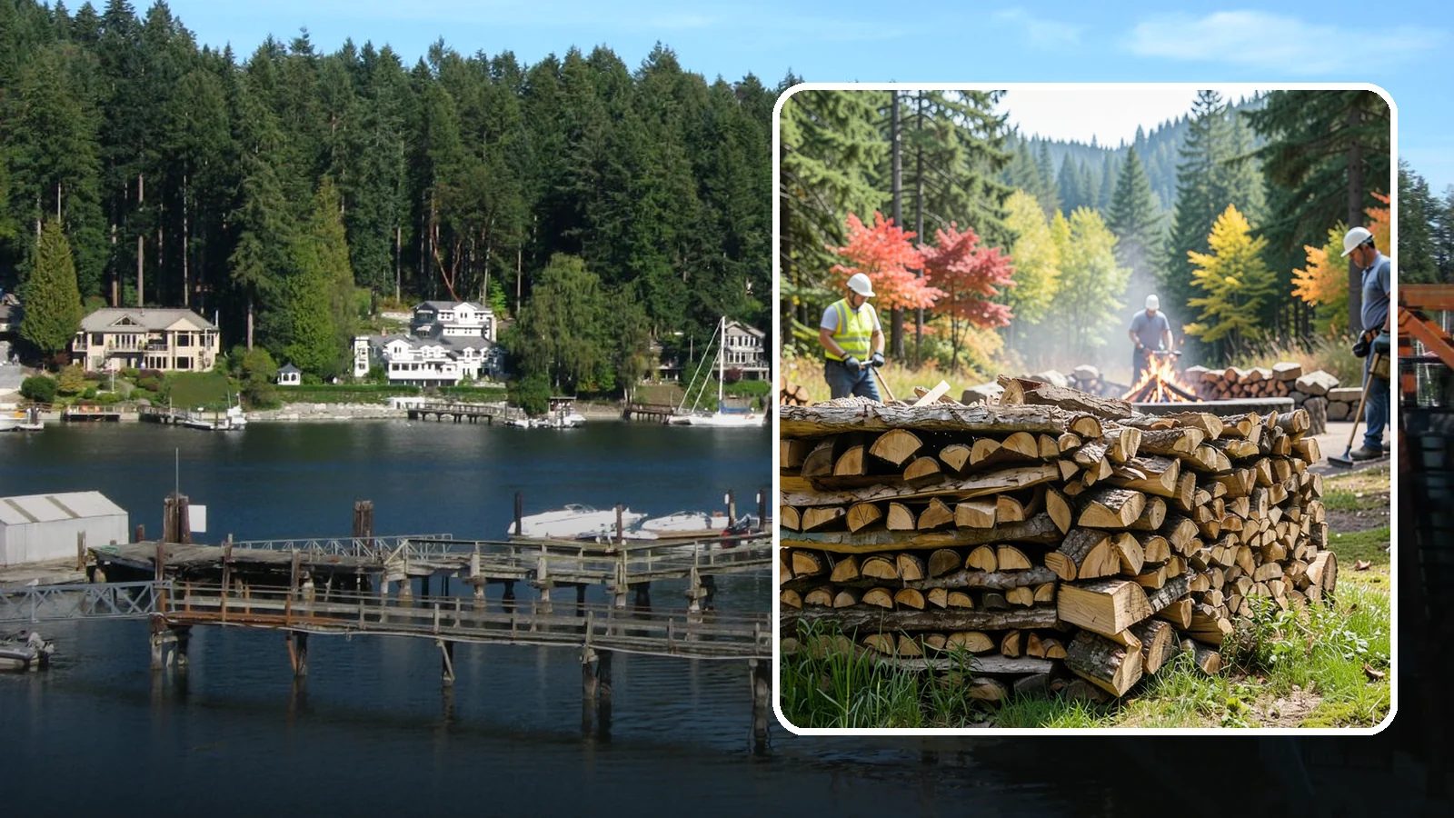 Fire Pit Venue Firewood in Gig Harbor, Pierce County, WA - We keep Pacific Northwest fire pit venues stocked with seasoned firewood so every gathering space has a fire ready to go.