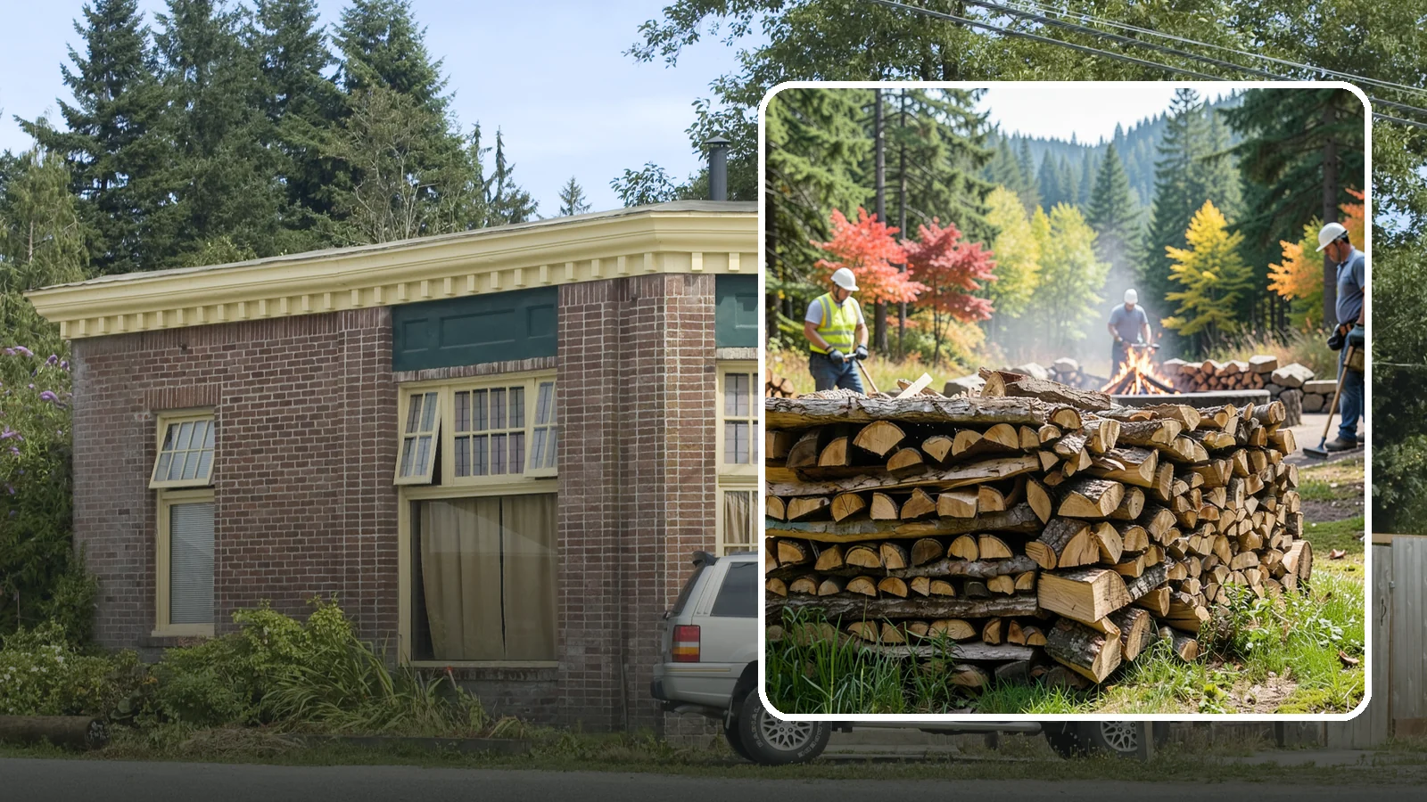 Fire Pit Venue Firewood in Hamilton, Skagit County, WA - We keep Pacific Northwest fire pit venues stocked with seasoned firewood so every gathering space has a fire ready to go.