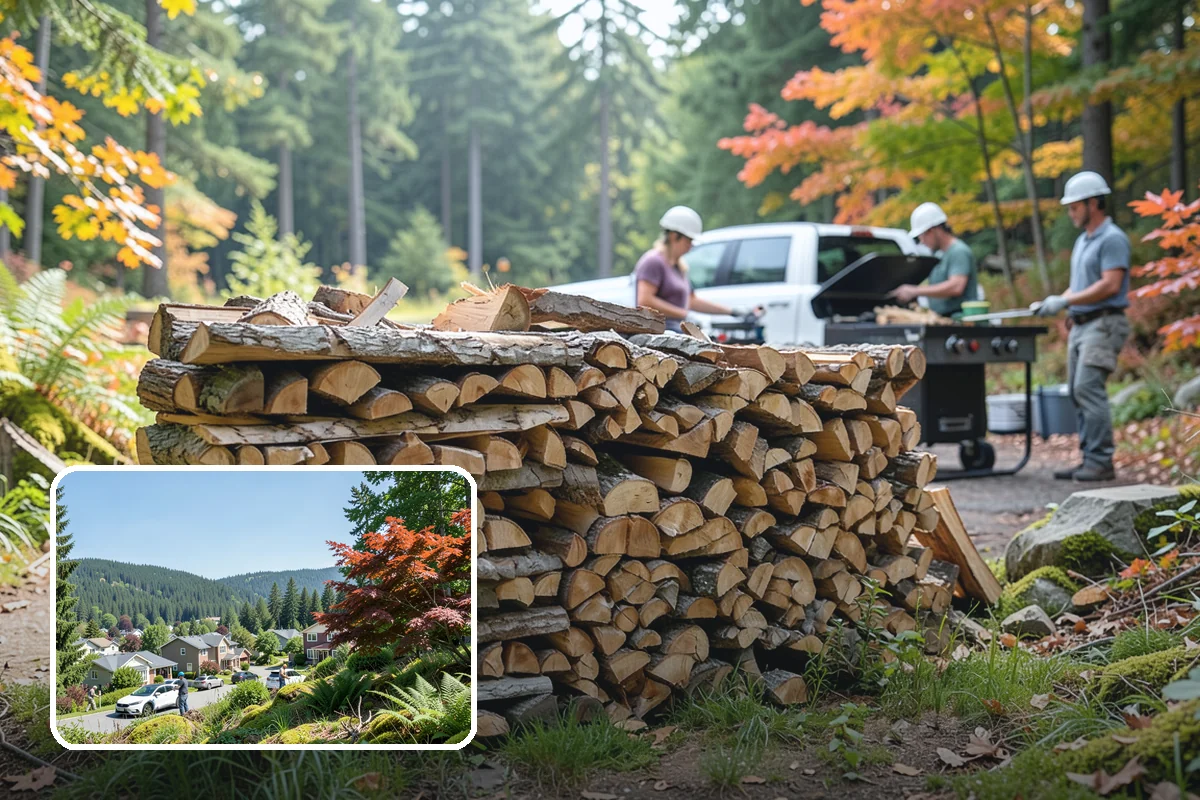 Fire Pit Venue Firewood in Index, Snohomish County, WA - Steady supply so every pit is always ready