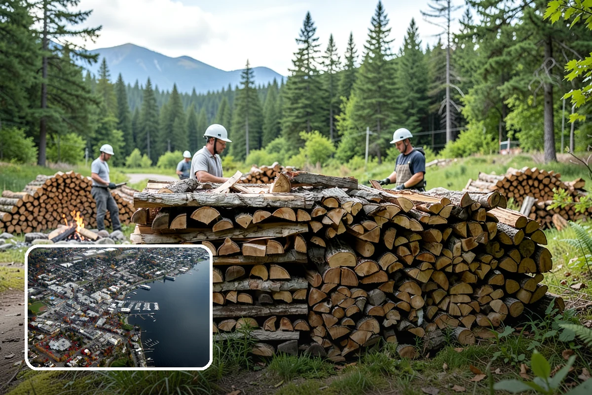 Fire Pit Venue Firewood in Kirkland, King County, WA - Steady supply so every pit is always ready