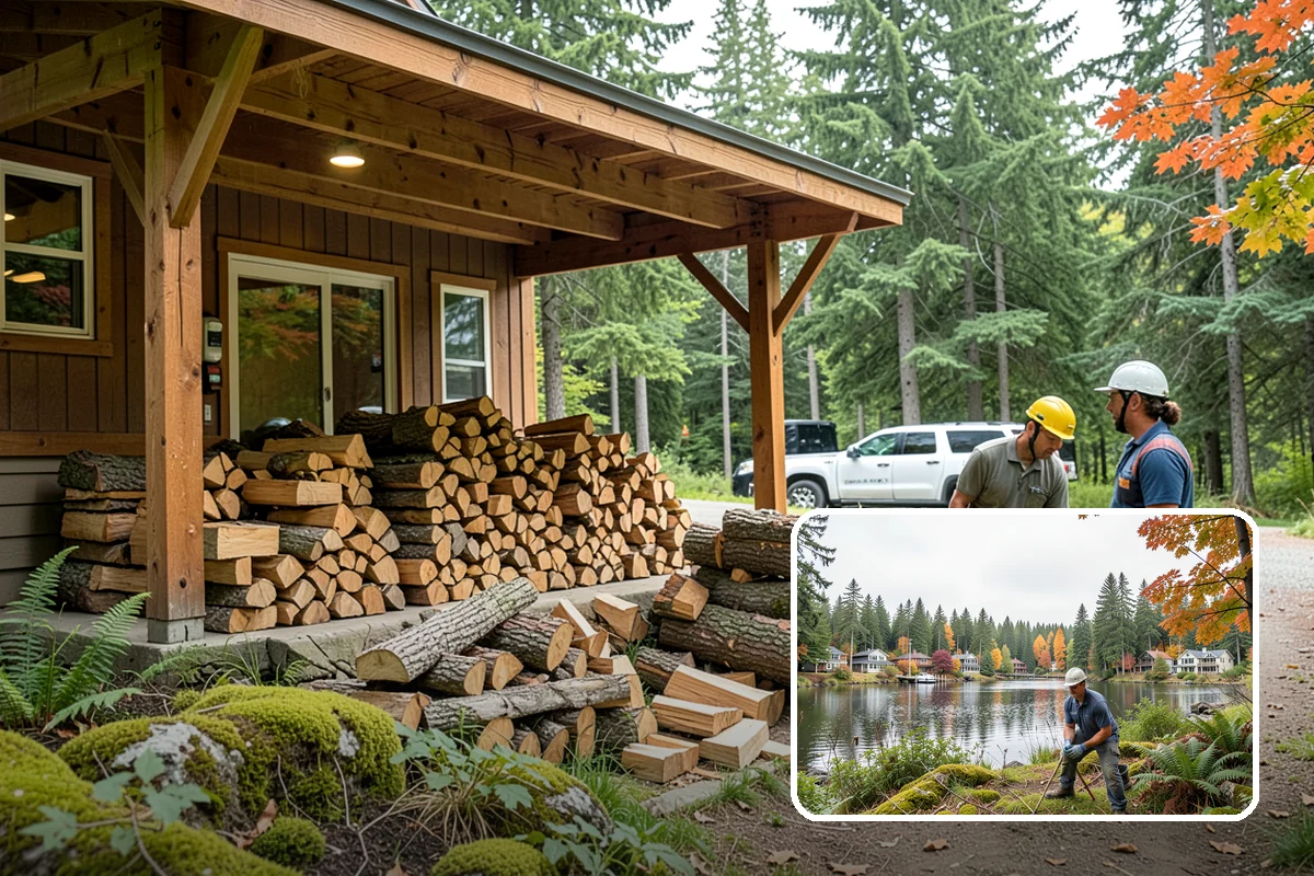 Fire Pit Venue Firewood in La Conner, Skagit County, WA - Steady supply so every pit is always ready