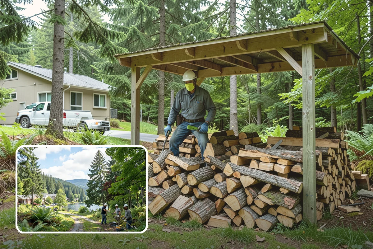 Fire Pit Venue Firewood in Lake Forest Park, King County, WA - Steady supply so every pit is always ready