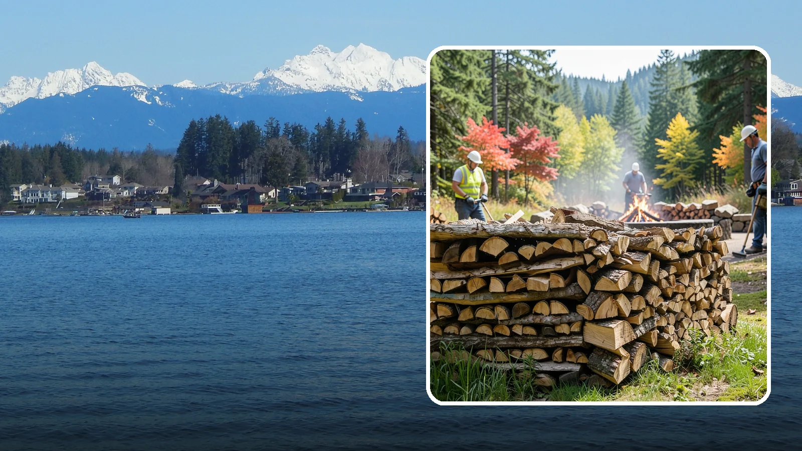 Fire Pit Venue Firewood in Lake Stevens, Snohomish County, WA - We keep Pacific Northwest fire pit venues stocked with seasoned firewood so every gathering space has a fire ready to go.