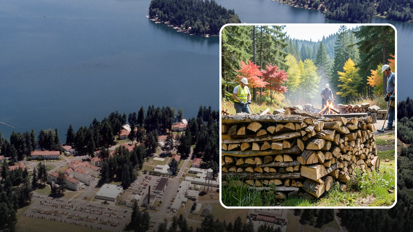 Fire Pit Venue Firewood in Lakewood, Pierce County, WA - We keep Pacific Northwest fire pit venues stocked with seasoned firewood so every gathering space has a fire ready to go.