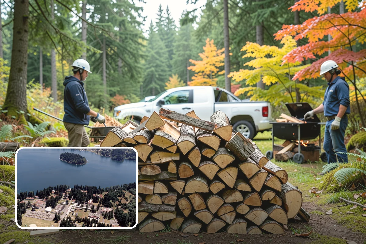 Fire Pit Venue Firewood in Lakewood, Pierce County, WA - Steady supply so every pit is always ready