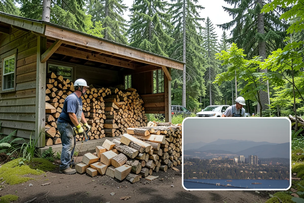 Fire Pit Venue Firewood in Medina, King County, WA - Steady supply so every pit is always ready